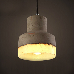 Подвесной светильник Loft Concept 40.501.MT.GL.TFB в стиле . Коллекция Светильники из бетона Art Concrete. Подходит для интерьера 