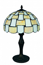 Настольная лампа декоративная Omnilux OML-80104-01 в стиле Тиффани. Коллекция OML-801. Подходит для интерьера Для прихожей 