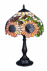 Настольная лампа декоративная Omnilux OML-80404-01 в стиле Тиффани. Коллекция 804. Подходит для интерьера Для кухни 