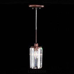 Подвесной светильник Citilux CL330113 в стиле Арт-деко. Коллекция Синди Коричневый. Подходит для интерьера Для гостиной 