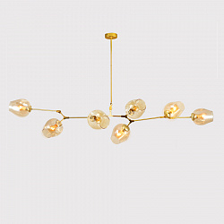 Подвесной светильник DeLight Collection 7058/7B gold/amber в стиле . Коллекция Bubble. Подходит для интерьера 