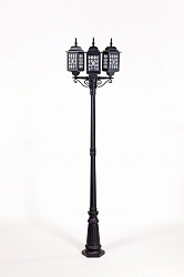 Уличный наземный светильник Oasis Light 64809S B BL в стиле Классический. Коллекция LONDON. Подходит для интерьера 