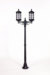 Уличный наземный светильник Oasis Light 81208 А Bl в стиле кованый Классический. Коллекция BARSELONA. Подходит для интерьера 