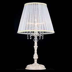 Настольная лампа декоративная Maytoni ARM020-11-W в стиле Классический. Коллекция Omela. Подходит для интерьера Для гостиной 