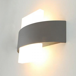 Настенный светильник Arte Lamp A1444AP-1GY в стиле Современный. Коллекция CROCE. Подходит для интерьера 