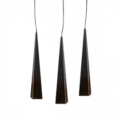 Подвесной светильник Arturo Alvarez KN04-3 Black в стиле . Коллекция KONO. Подходит для интерьера 