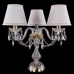Настольная лампа декоративная Bohemia Ivele 1406L/3/141-39/G/SH40A-160 в стиле . Коллекция Классика. Подходит для интерьера Для больших залов 