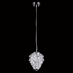 Подвесной светильник Crystal Lux Charme SP1 G9 Cromo/Crystal в стиле Арт-деко. Коллекция Charme. Подходит для интерьера Для прихожей 