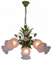 Потолочный светильник Escada 486/6 в стиле Флористика. Коллекция Floriena. Подходит для интерьера 