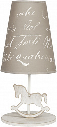 Настольная лампа Nowodvorski 6377 в стиле Кантри. Коллекция Pony. Подходит для интерьера Для детской 