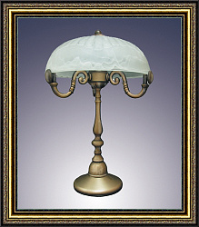 Настольная лампа Эпицентр Сага/антик ННБ21-3х60-032 в стиле . Коллекция Сага. Подходит для интерьера 