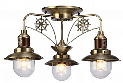 Потолочная люстра Arte Lamp A4524PL-3AB в стиле Лофт. Коллекция Sailor. Подходит для интерьера Для прихожей 