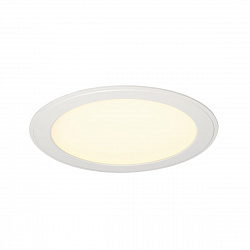 Светодиодный страиваемый светильник SLV 162723 в стиле Современный. Коллекция Senser Round White. Подходит для интерьера Для офиса 