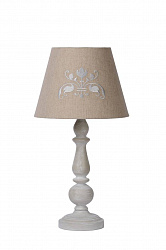 Настольная лампа декоративная Lucide 71536/48/41 в стиле Прованс. Коллекция Robin. Подходит для интерьера Для спальни 