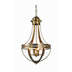 Подвесной светильник DeLight Collection KM0287P-6 antique brass в стиле . Коллекция Capitol. Подходит для интерьера 