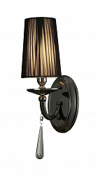 Настенный светильник Lumina Deco LDW 1200-1 BK в стиле Классический. Коллекция FABIONE. Подходит для интерьера 