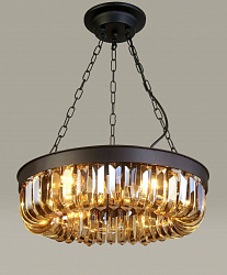 Подвесной светильник Favourite 1657-6P в стиле Лофт. Коллекция Amber. Подходит для интерьера Для гостиной 