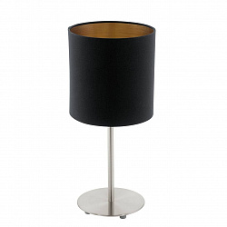 Настольная лампа Eglo 94917 в стиле Современный. Коллекция Pasteri Black. Подходит для интерьера Для спальни 