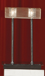 Настольная лампа декоративная Lussole LSF-1304-02 в стиле Современный. Коллекция Notte di luna. Подходит для интерьера Для гостиной 