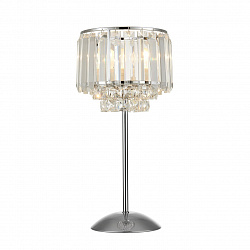 Настольная лампа декоративная Citilux CL330811 в стиле Арт-деко. Коллекция Синди Хром. Подходит для интерьера Для гостиной 