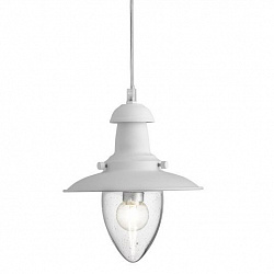 Подвесной светильник Arte Lamp A5518SP-1WH в стиле Кантри. Коллекция Fisherman White. Подходит для интерьера Для кухни 