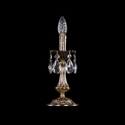 Настольная лампа декоративная Bohemia Ivele 1702L/1-30/GB в стиле Классический. Коллекция 7001 Gold Black. Подходит для интерьера Для прихожей 