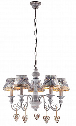 Подвесная люстра Arte Lamp A5290LM-5RI в стиле Кантри. Коллекция Fattoria. Подходит для интерьера Для спальни 