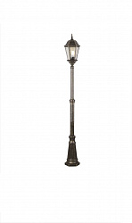 Фонарный столб Arte Lamp A1207PA-1BN в стиле Замковый. Коллекция Genova. Подходит для интерьера 