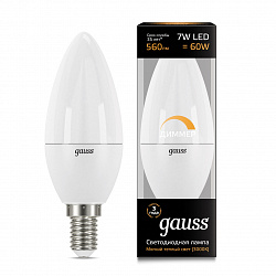 Лампа светодиодная Gauss 103101107-D в стиле . Коллекция Умные лампы. Подходит для интерьера 