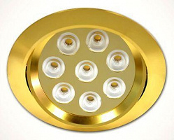 Встраиваемый светильник Donolux DL-18105/G в стиле Современный. Коллекция DL-18103. Подходит для интерьера Для магазина 