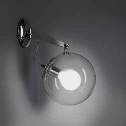 Настенный светильник Artemide A020100 в стиле Лофт Современный Индустриальный. Коллекция Miconos. Подходит для интерьера 