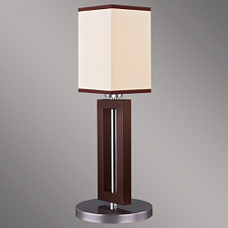 Настольная лампа декоративная Kemar RF/B/B в стиле Современный. Коллекция Riffta Brown. Подходит для интерьера Для прихожей 