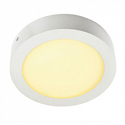 Светодиодный потолочный светильник SLV 162923 в стиле Современный. Коллекция Senser Round White. Подходит для интерьера Для спальни 