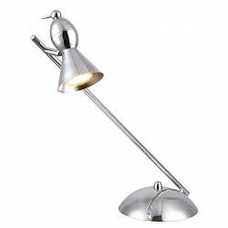 Настольная лампа офисная Arte Lamp A9229LT-1CC в стиле Хай-тек. Коллекция Picchio Chrome. Подходит для интерьера Для офиса 
