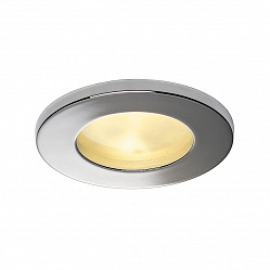 Встраиваемый светильник SLV 111022 в стиле Современный. Коллекция Dolix Out Round. Подходит для интерьера Для ванной 