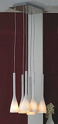 Подвесная люстра Lussole LSN-0106-06 в стиле Современный. Коллекция Varmo. Подходит для интерьера Для кухни 