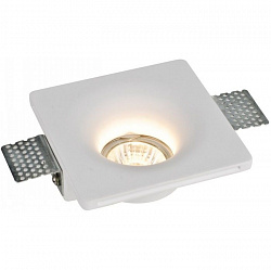 Встраиваемый светильник Arte Lamp A9110PL-1WH в стиле Современный. Коллекция Invisible. Подходит для интерьера Для гостиной 