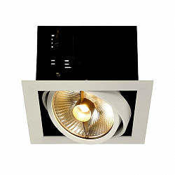 Встраиваемый светильник SLV 115541 в стиле Современный. Коллекция Kadux ES111 White. Подходит для интерьера Для магазина 