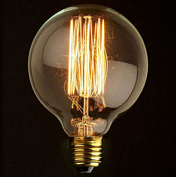 Лампа накаливания Loft It G8040-67735 в стиле Лофт. Коллекция Эдисон. Подходит для интерьера 