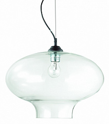 Подвесной светильник Ideal Lux BISTRO' SP1 ROUND TRASPARENTE в стиле Техно. Коллекция Bistro'. Подходит для интерьера 