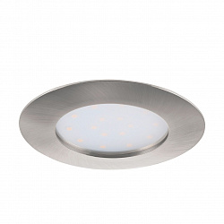 Светодиодный страиваемый светильник Eglo 95889 в стиле Современный. Коллекция Pineda Nickel. Подходит для интерьера Для ванной 