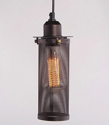 Подвесной светильник Loft Concept 40.065.MT.BL.T1B в стиле . Коллекция RH Riveted Mesh Lighting. Подходит для интерьера 