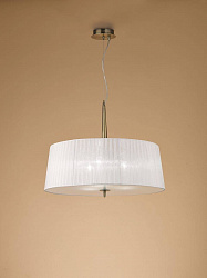 Подвесной светильник Mantra 4739 в стиле Арт-деко. Коллекция Loewe Bronze. Подходит для интерьера Для гостиной 