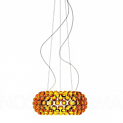 Подвесной светильник FOSCARINI 138007-52 в стиле дизайнерский концепт эклектика Модерн Арт-деко. Коллекция Caboche. Подходит для интерьера гостиная 