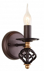 Бра Arte Lamp A4550AP-1CK в стиле Замковый. Коллекция Cartwheel. Подходит для интерьера Для прихожей 