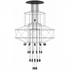Люстра Loft Concept 40.1637 в стиле . Коллекция Vibia Wireflow Suspension Lamp. Подходит для интерьера 