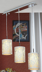 Подвесной светильник Lussole LSF-2306-03 в стиле Прованс. Коллекция Vetere. Подходит для интерьера Для гостиной 