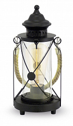 Настольная лампа Eglo 49283 в стиле Кантри. Коллекция Vintage. Подходит для интерьера ресторанов 