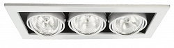 Встраиваемый светильник Arte Lamp A5930PL-3SI в стиле Хай-тек. Коллекция Cardani Medio. Подходит для интерьера Для офиса 