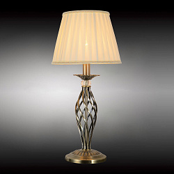Настольная лампа Omnilux OML-79114-01 в стиле Классический. Коллекция Mezzano. Подходит для интерьера 